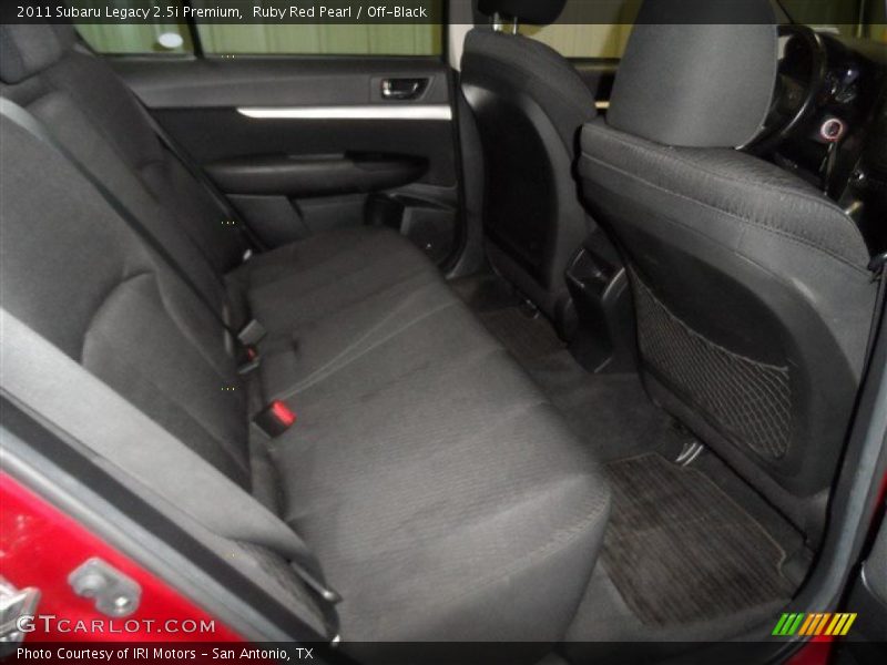 Ruby Red Pearl / Off-Black 2011 Subaru Legacy 2.5i Premium