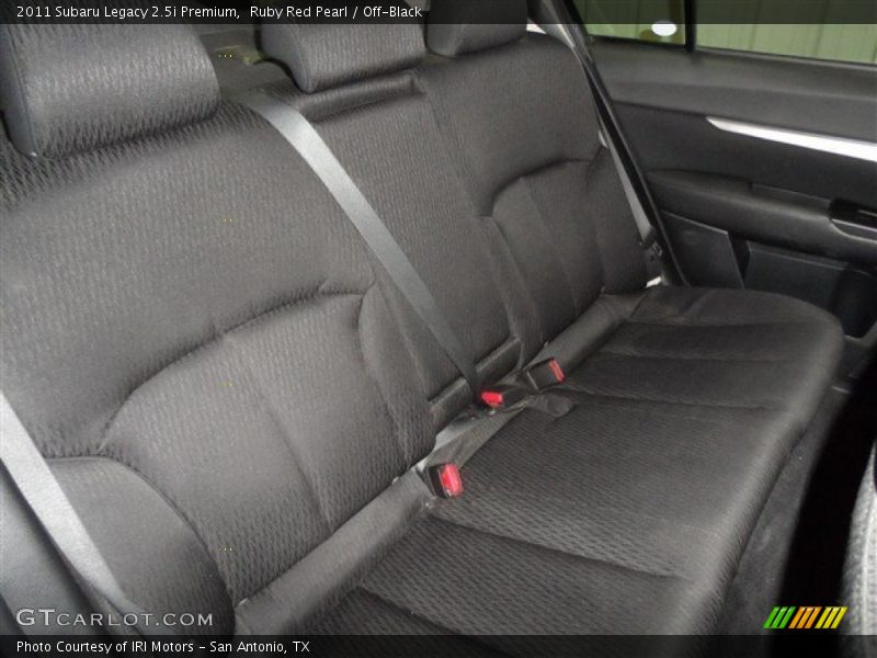 Ruby Red Pearl / Off-Black 2011 Subaru Legacy 2.5i Premium