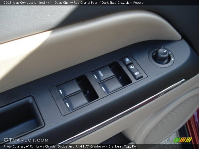 Deep Cherry Red Crystal Pearl / Dark Slate Gray/Light Pebble 2013 Jeep Compass Limited 4x4