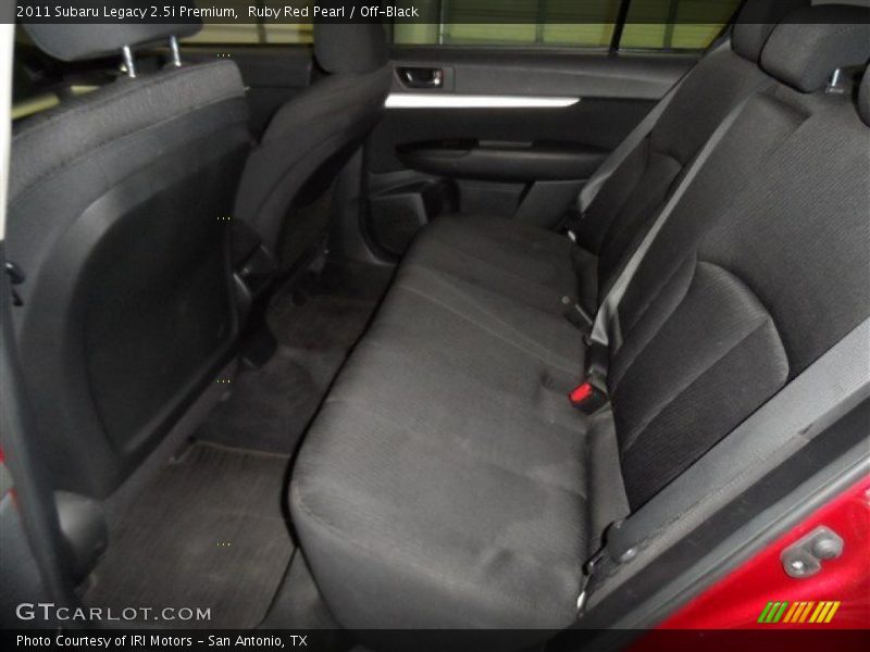 Ruby Red Pearl / Off-Black 2011 Subaru Legacy 2.5i Premium