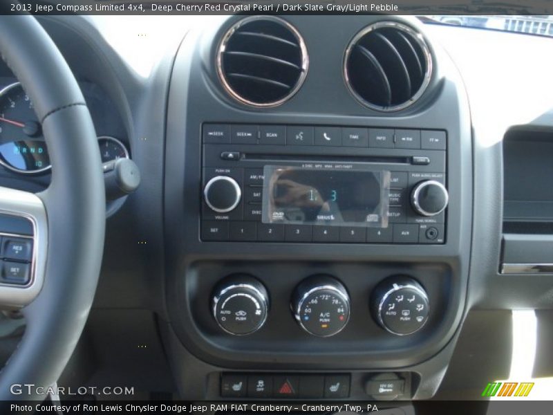 Deep Cherry Red Crystal Pearl / Dark Slate Gray/Light Pebble 2013 Jeep Compass Limited 4x4