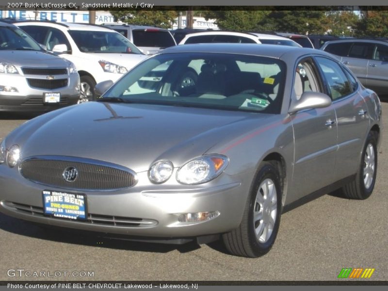 Sandstone Metallic / Gray 2007 Buick LaCrosse CX