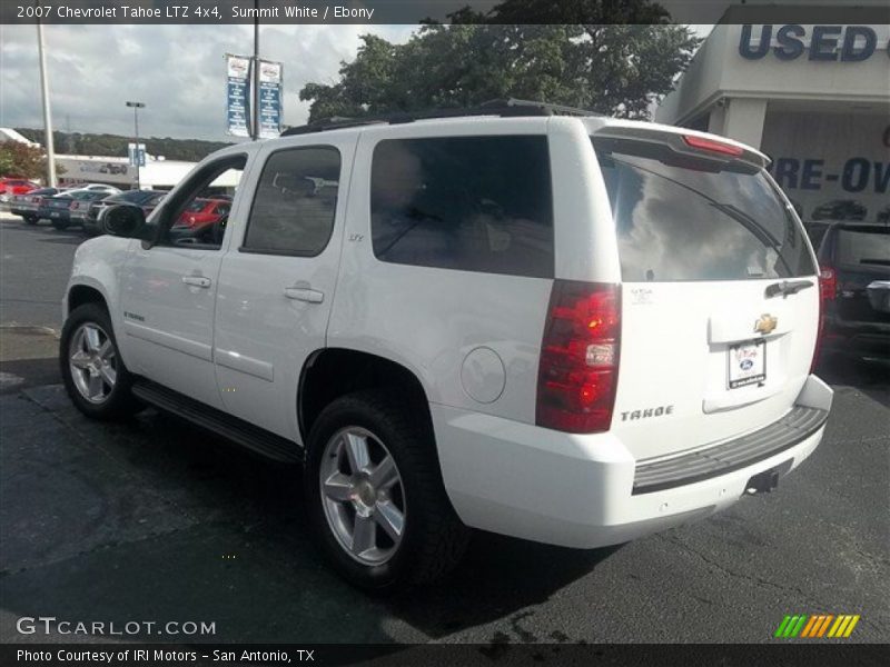Summit White / Ebony 2007 Chevrolet Tahoe LTZ 4x4