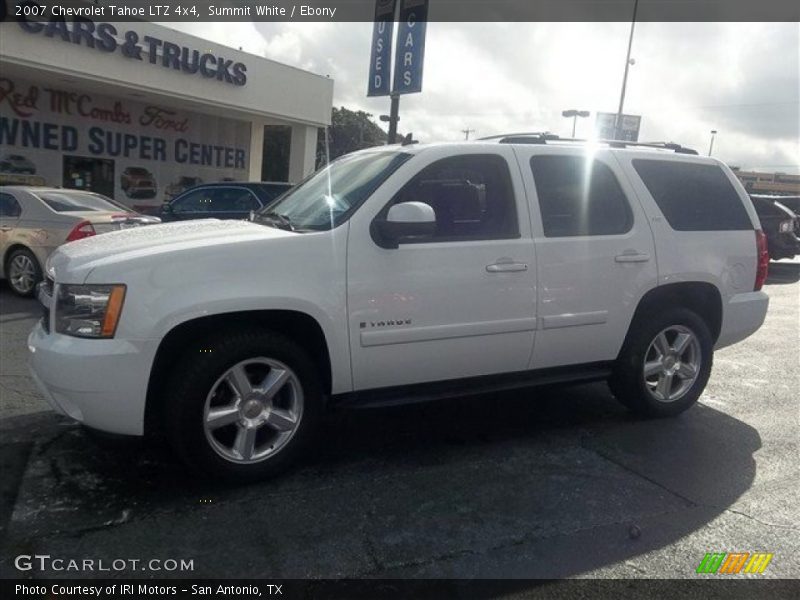 Summit White / Ebony 2007 Chevrolet Tahoe LTZ 4x4