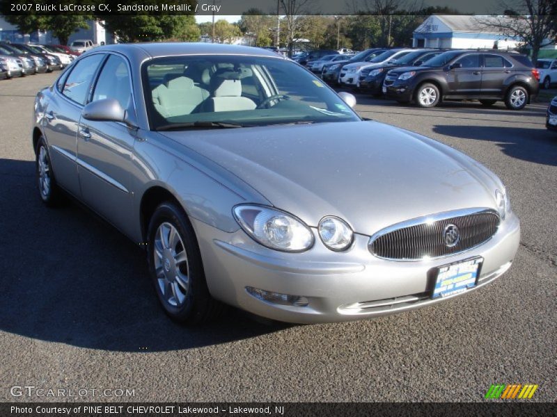 Sandstone Metallic / Gray 2007 Buick LaCrosse CX