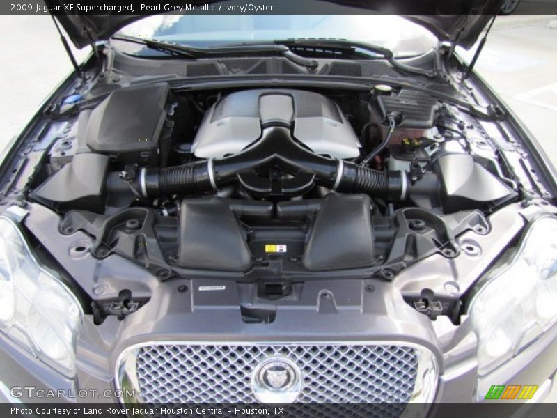Pearl Grey Metallic / Ivory/Oyster 2009 Jaguar XF Supercharged