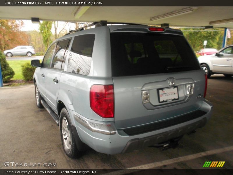 Havasu Blue Metallic / Gray 2003 Honda Pilot EX-L 4WD