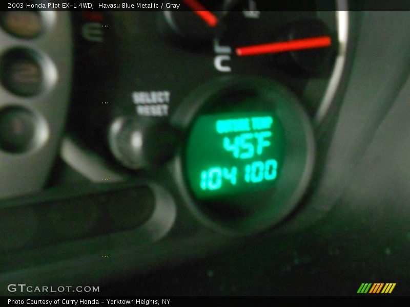 Havasu Blue Metallic / Gray 2003 Honda Pilot EX-L 4WD