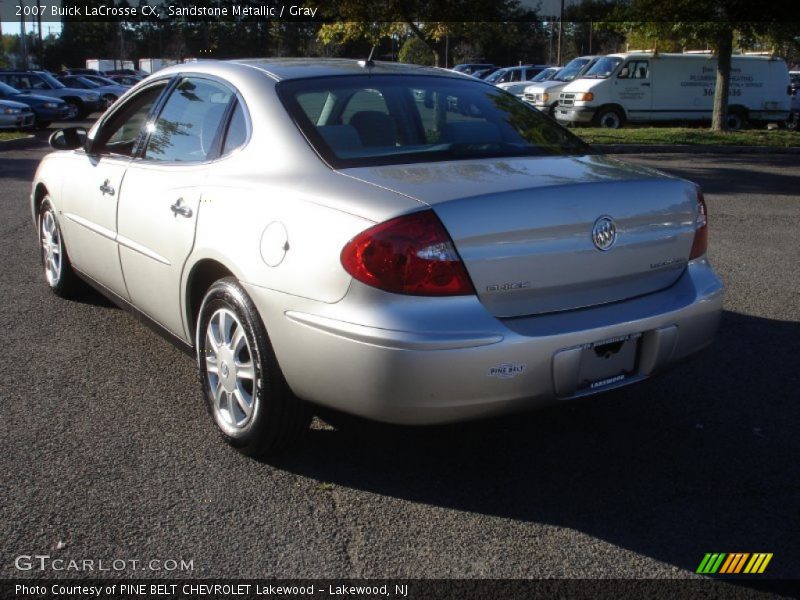 Sandstone Metallic / Gray 2007 Buick LaCrosse CX