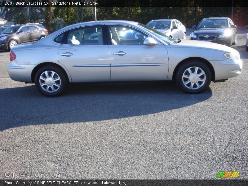 Sandstone Metallic / Gray 2007 Buick LaCrosse CX
