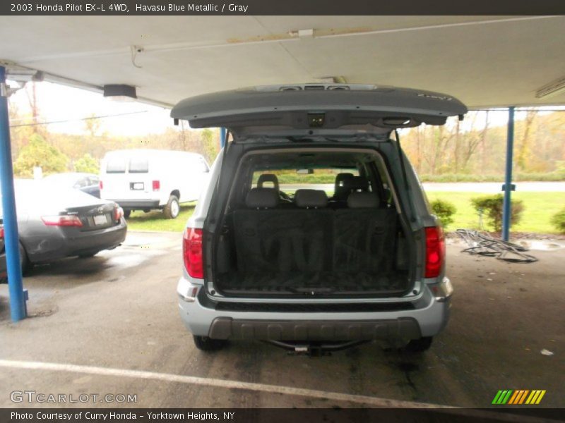 Havasu Blue Metallic / Gray 2003 Honda Pilot EX-L 4WD
