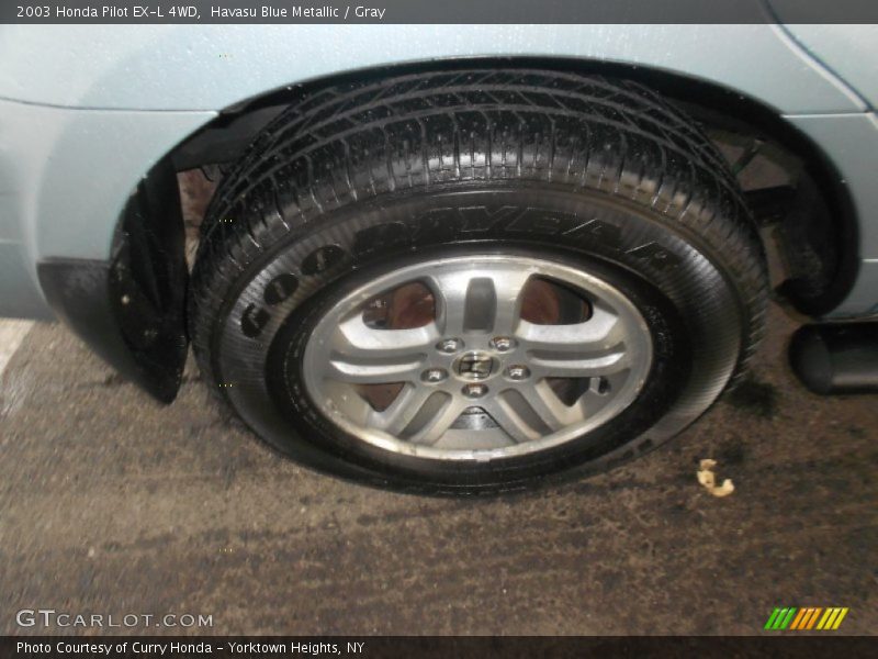 Havasu Blue Metallic / Gray 2003 Honda Pilot EX-L 4WD