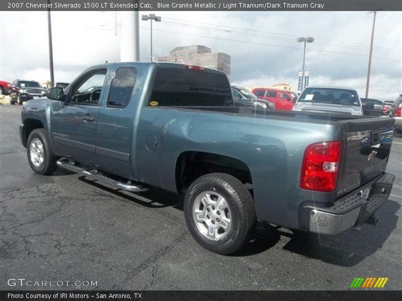 Blue Granite Metallic / Light Titanium/Dark Titanium Gray 2007 Chevrolet Silverado 1500 LT Extended Cab