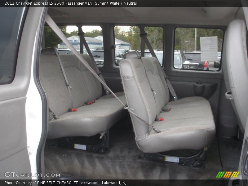 Rear Seat of 2012 Express LS 3500 Passenger Van