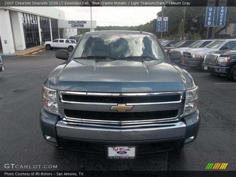 Blue Granite Metallic / Light Titanium/Dark Titanium Gray 2007 Chevrolet Silverado 1500 LT Extended Cab