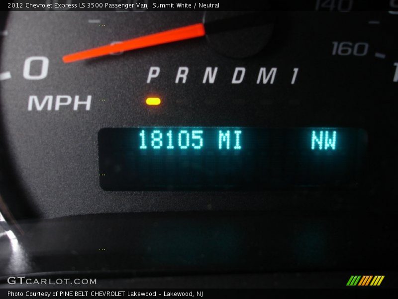 Summit White / Neutral 2012 Chevrolet Express LS 3500 Passenger Van