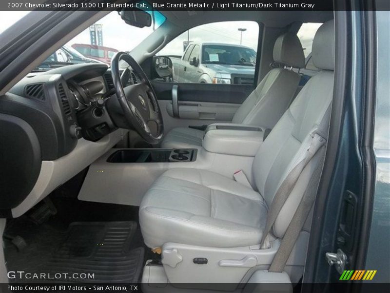 Blue Granite Metallic / Light Titanium/Dark Titanium Gray 2007 Chevrolet Silverado 1500 LT Extended Cab