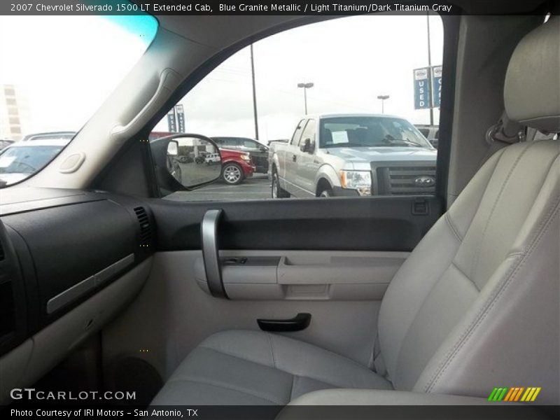 Blue Granite Metallic / Light Titanium/Dark Titanium Gray 2007 Chevrolet Silverado 1500 LT Extended Cab