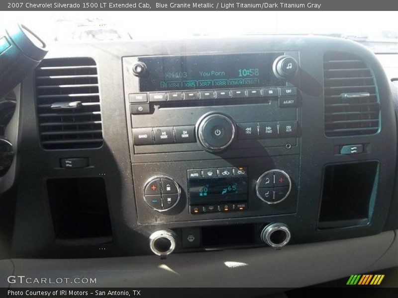 Blue Granite Metallic / Light Titanium/Dark Titanium Gray 2007 Chevrolet Silverado 1500 LT Extended Cab