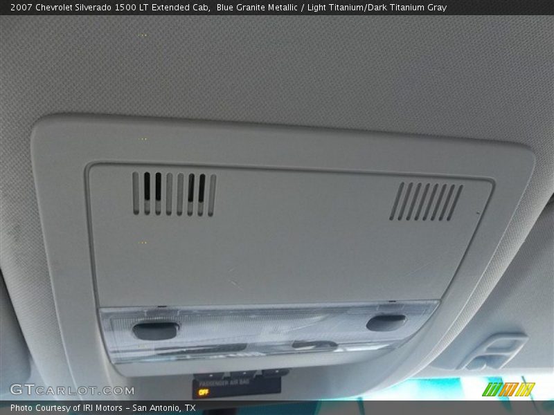 Blue Granite Metallic / Light Titanium/Dark Titanium Gray 2007 Chevrolet Silverado 1500 LT Extended Cab