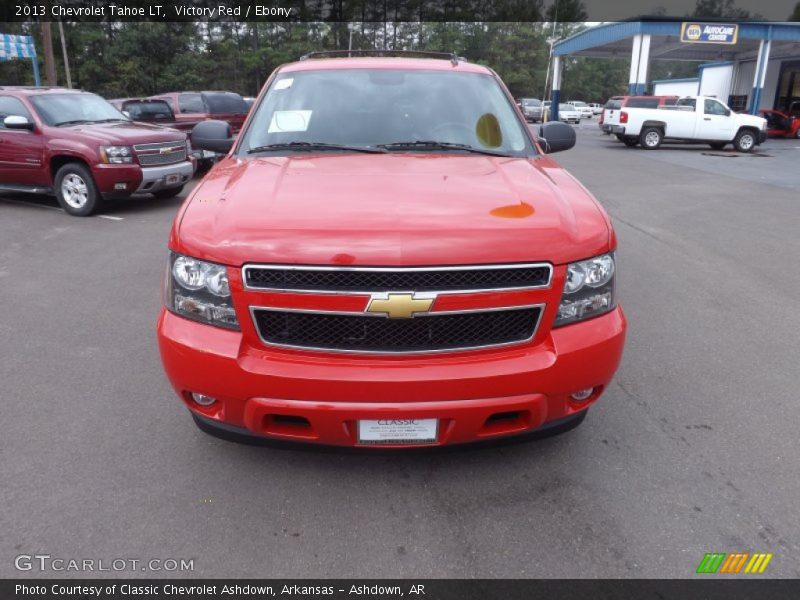 Victory Red / Ebony 2013 Chevrolet Tahoe LT
