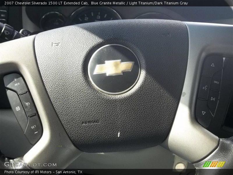 Blue Granite Metallic / Light Titanium/Dark Titanium Gray 2007 Chevrolet Silverado 1500 LT Extended Cab
