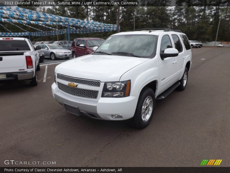Summit White / Light Cashmere/Dark Cashmere 2013 Chevrolet Tahoe LT 4x4