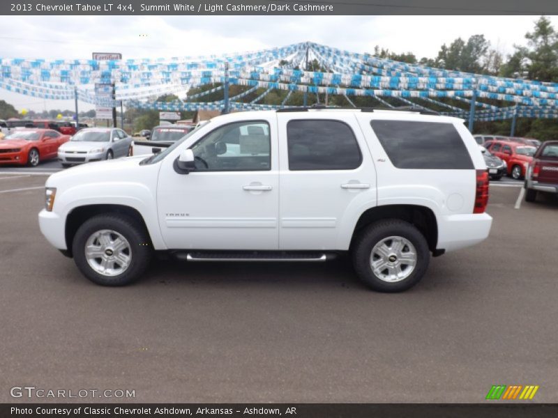 Summit White / Light Cashmere/Dark Cashmere 2013 Chevrolet Tahoe LT 4x4