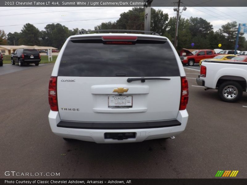Summit White / Light Cashmere/Dark Cashmere 2013 Chevrolet Tahoe LT 4x4
