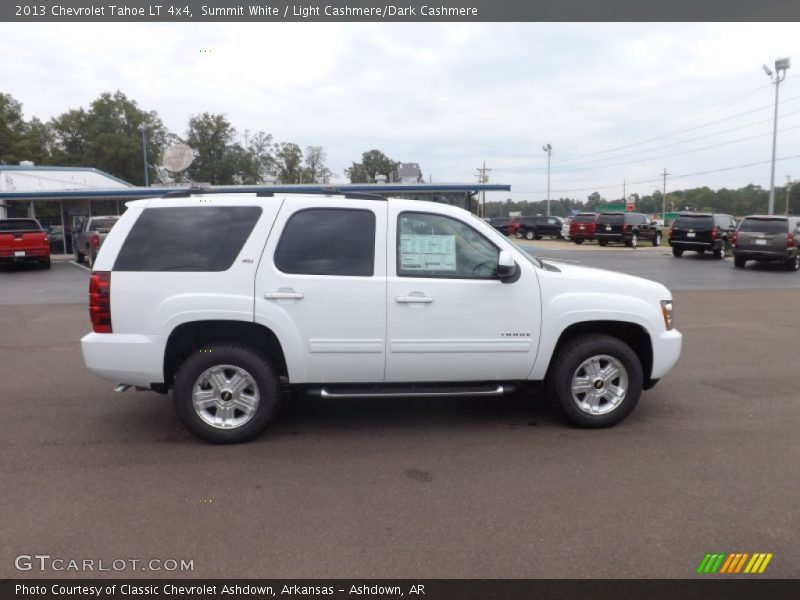 Summit White / Light Cashmere/Dark Cashmere 2013 Chevrolet Tahoe LT 4x4