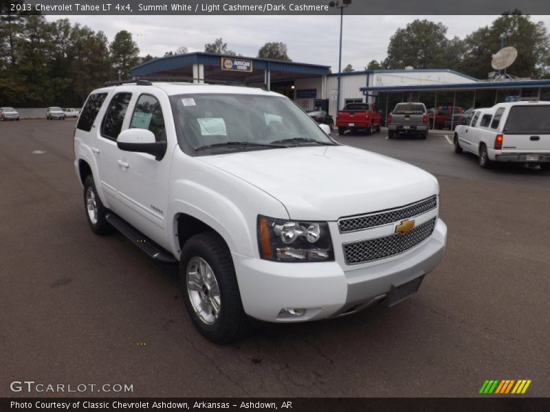 Summit White / Light Cashmere/Dark Cashmere 2013 Chevrolet Tahoe LT 4x4