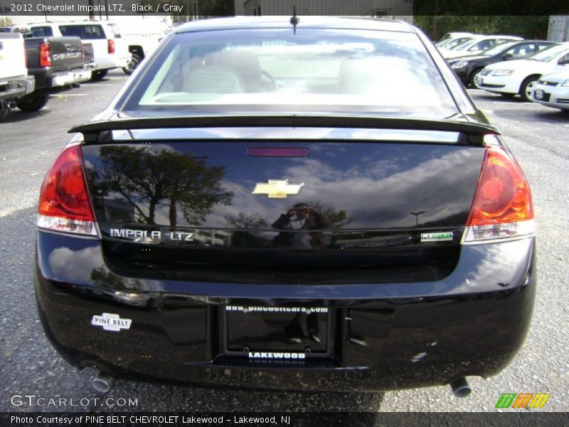 Black / Gray 2012 Chevrolet Impala LTZ