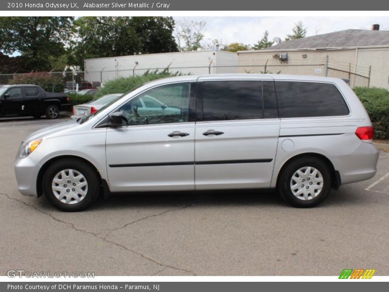 Alabaster Silver Metallic / Gray 2010 Honda Odyssey LX