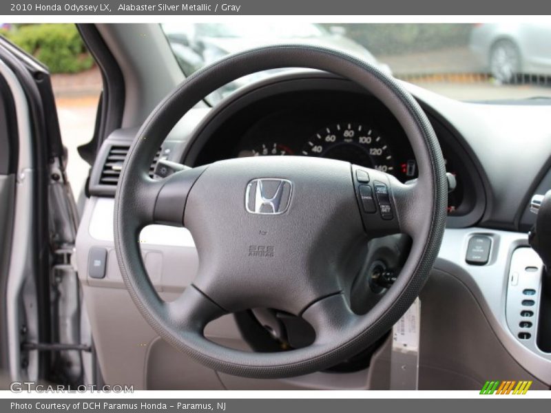 Alabaster Silver Metallic / Gray 2010 Honda Odyssey LX