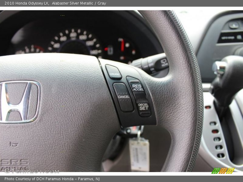 Alabaster Silver Metallic / Gray 2010 Honda Odyssey LX