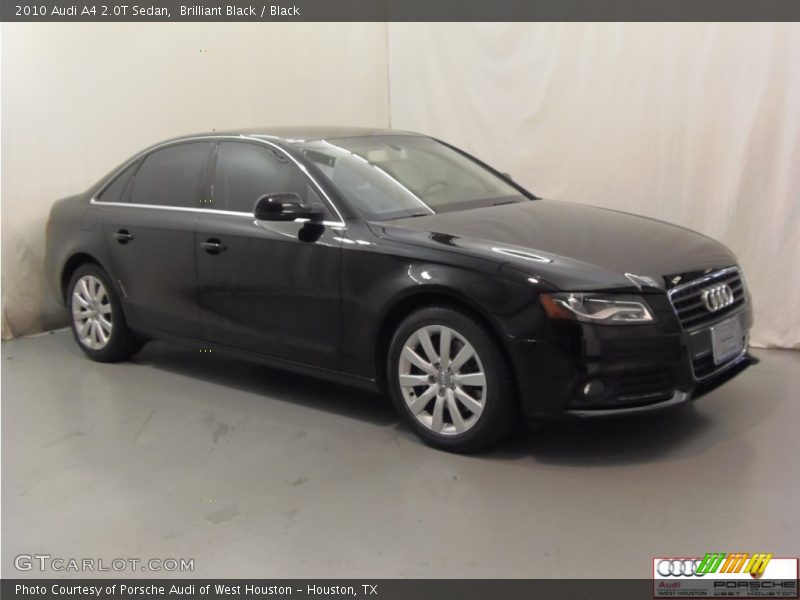 Brilliant Black / Black 2010 Audi A4 2.0T Sedan
