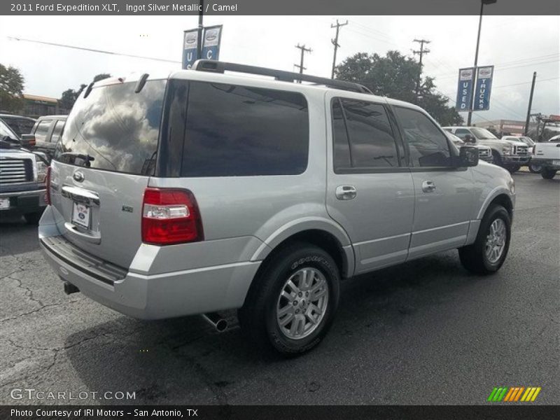 Ingot Silver Metallic / Camel 2011 Ford Expedition XLT