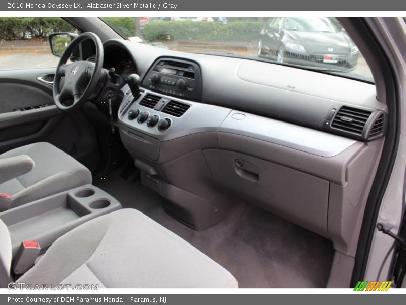 Alabaster Silver Metallic / Gray 2010 Honda Odyssey LX
