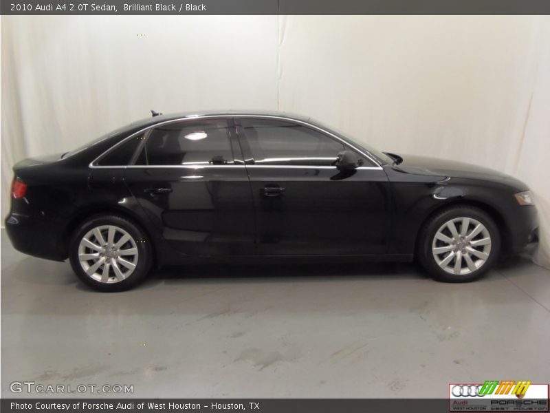Brilliant Black / Black 2010 Audi A4 2.0T Sedan