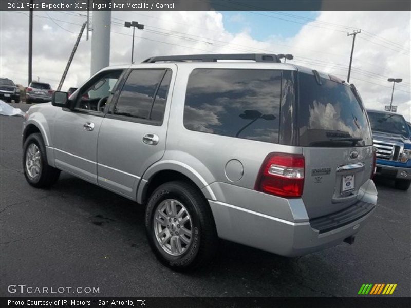 Ingot Silver Metallic / Camel 2011 Ford Expedition XLT