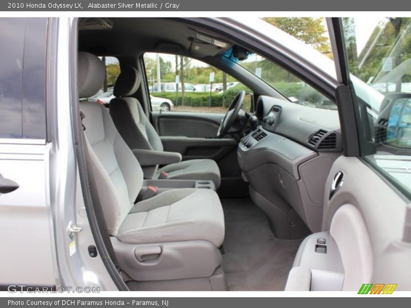 Alabaster Silver Metallic / Gray 2010 Honda Odyssey LX