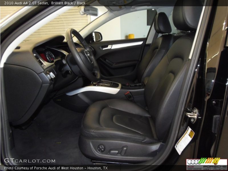 Brilliant Black / Black 2010 Audi A4 2.0T Sedan