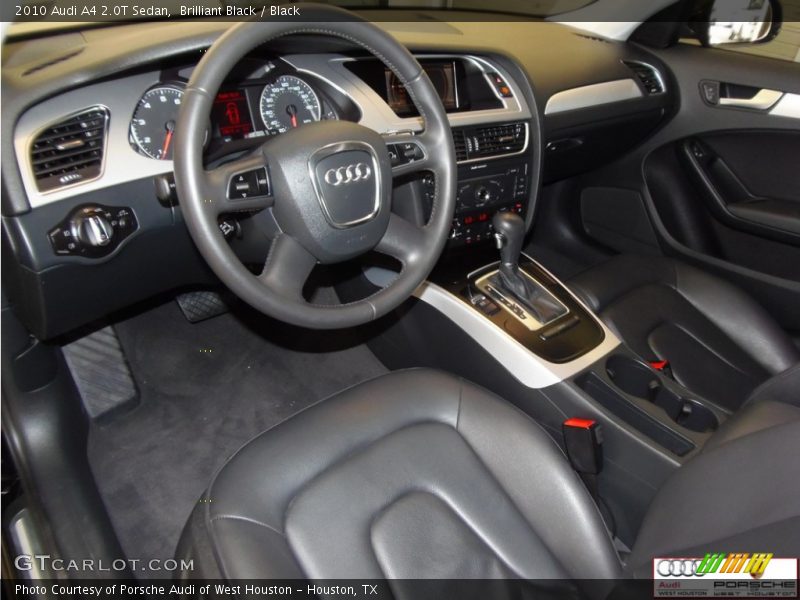 Brilliant Black / Black 2010 Audi A4 2.0T Sedan