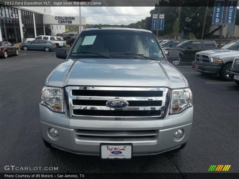 Ingot Silver Metallic / Camel 2011 Ford Expedition XLT