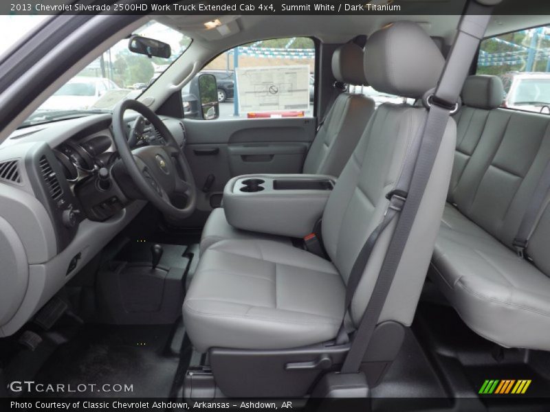  2013 Silverado 2500HD Work Truck Extended Cab 4x4 Dark Titanium Interior