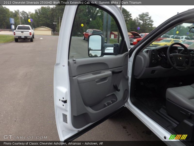 Summit White / Dark Titanium 2013 Chevrolet Silverado 2500HD Work Truck Extended Cab 4x4