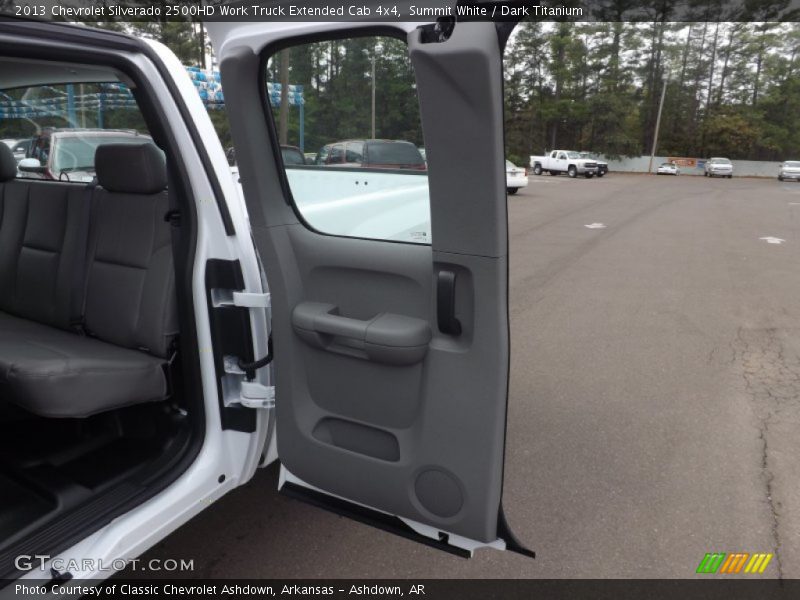 Summit White / Dark Titanium 2013 Chevrolet Silverado 2500HD Work Truck Extended Cab 4x4