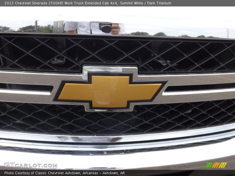 Summit White / Dark Titanium 2013 Chevrolet Silverado 2500HD Work Truck Extended Cab 4x4