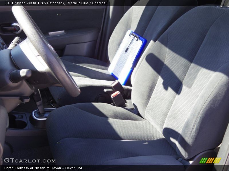 Metallic Blue / Charcoal 2011 Nissan Versa 1.8 S Hatchback