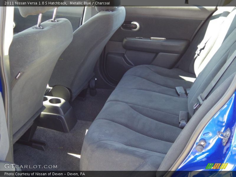Metallic Blue / Charcoal 2011 Nissan Versa 1.8 S Hatchback